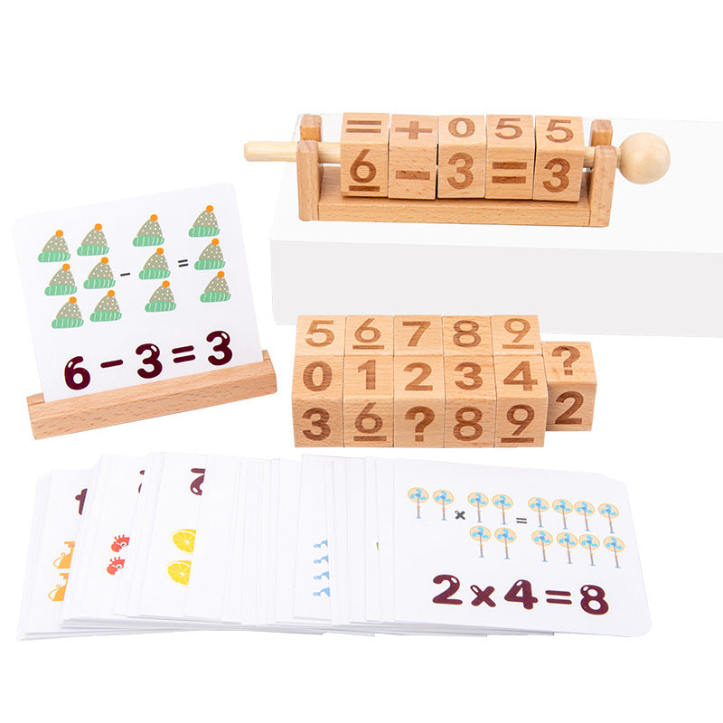 Wooden Numeric Letter Rubik's Cube