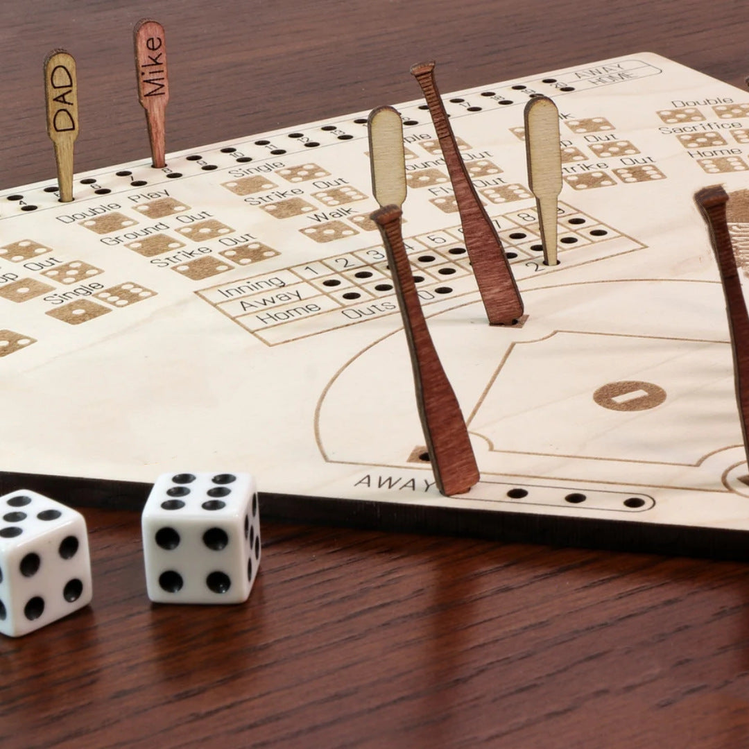 Wooden Baseball Board Wooden Crafts Desktop Game