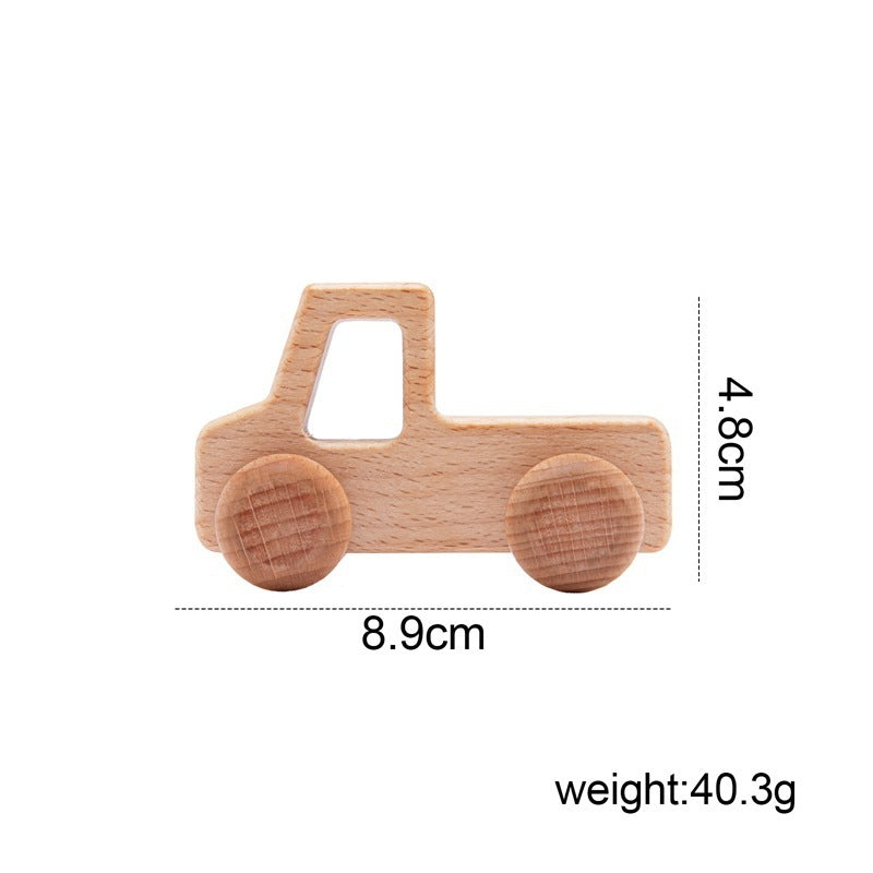 Educational Multifunctional Wooden Car Toy