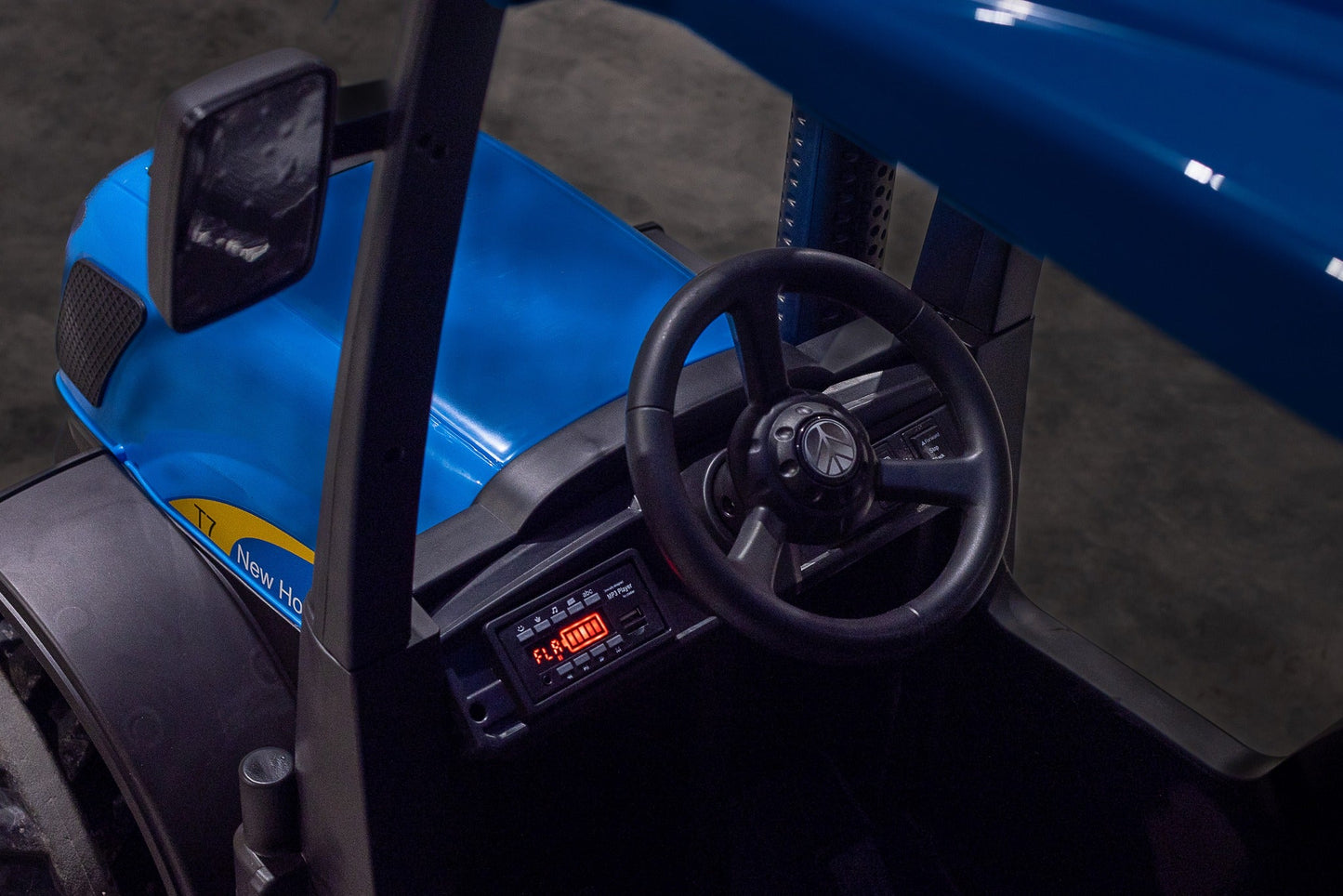 New Holland 24V Electric Tractor – Ride-On with MP3, Parental Control & Fun Features-3