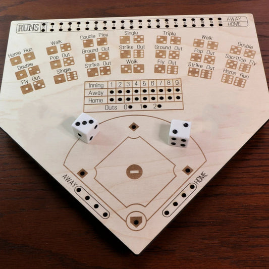 Wooden Baseball Board Wooden Crafts Desktop Game