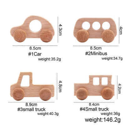 Educational Multifunctional Wooden Car Toy