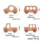 Educational Multifunctional Wooden Car Toy
