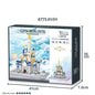 New Architecture Series Snow View Castle Collaborating Toy Building Blocks