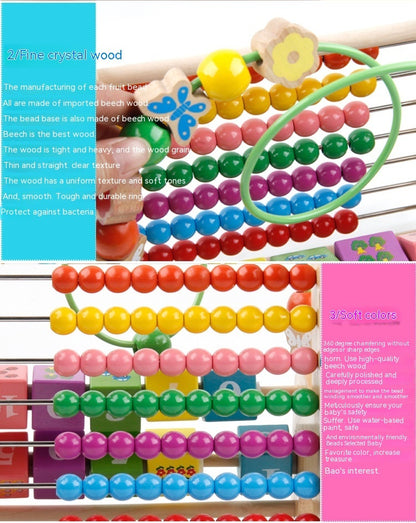 Children's Wooden Percussion Piano Beaded Toys
