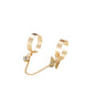 Leaf Ring Creative Personality Bounce Chain Combination Ring