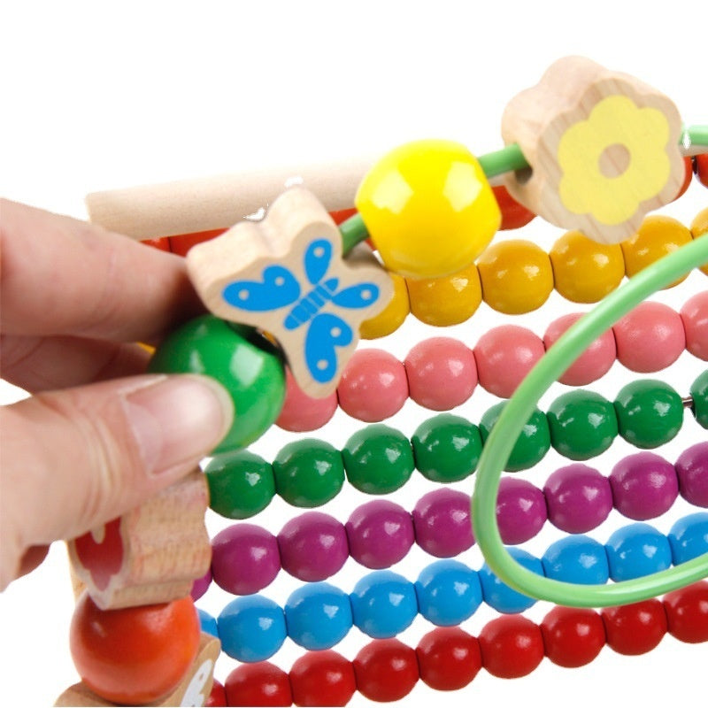 Children's Wooden Percussion Piano Beaded Toys