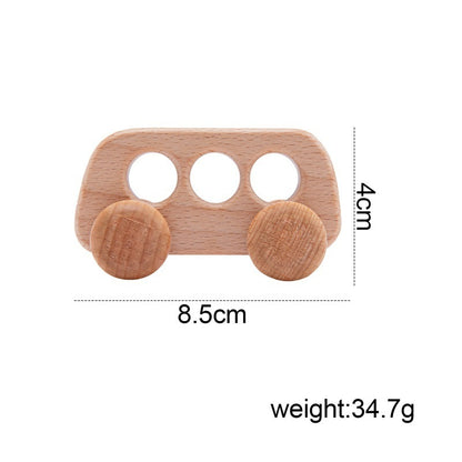 Educational Multifunctional Wooden Car Toy