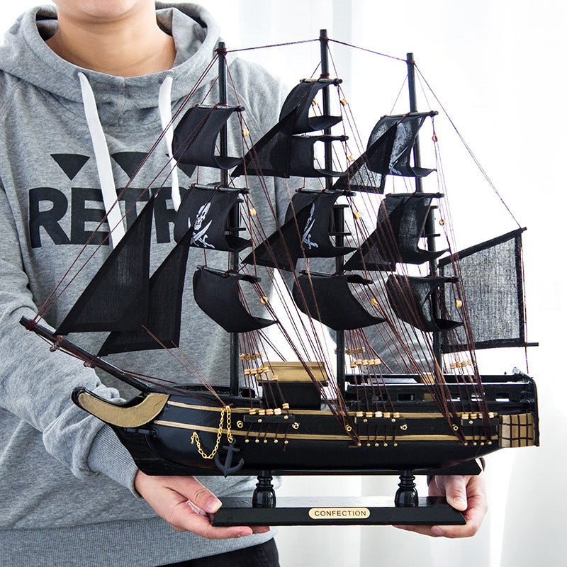 Smooth Sailing Wooden Sailboat Ornament