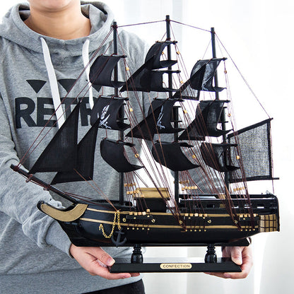 Smooth Sailing Wooden Sailboat Ornament
