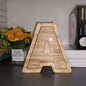 Letter Coin Bank Wooden Ornaments