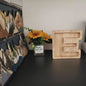Letter Coin Bank Wooden Ornaments