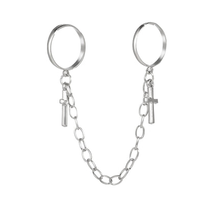 Leaf Ring Creative Personality Bounce Chain Combination Ring