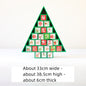 Christmas decoration wooden calendar
