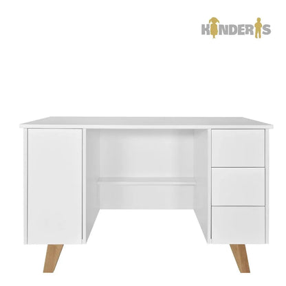 Rašomasis stalas "ZARA" 124x60 cm. Baltas arba pilkas