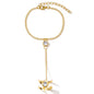 Leaf Ring Creative Personality Bounce Chain Combination Ring