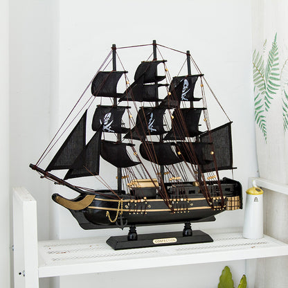 Smooth Sailing Wooden Sailboat Ornament