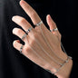 Leaf Ring Creative Personality Bounce Chain Combination Ring